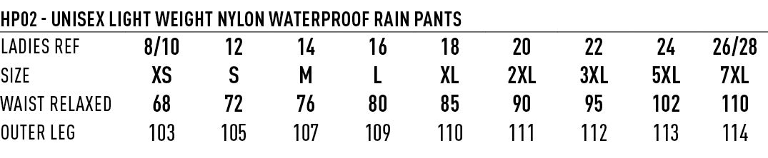 Waterproof Wash Pants