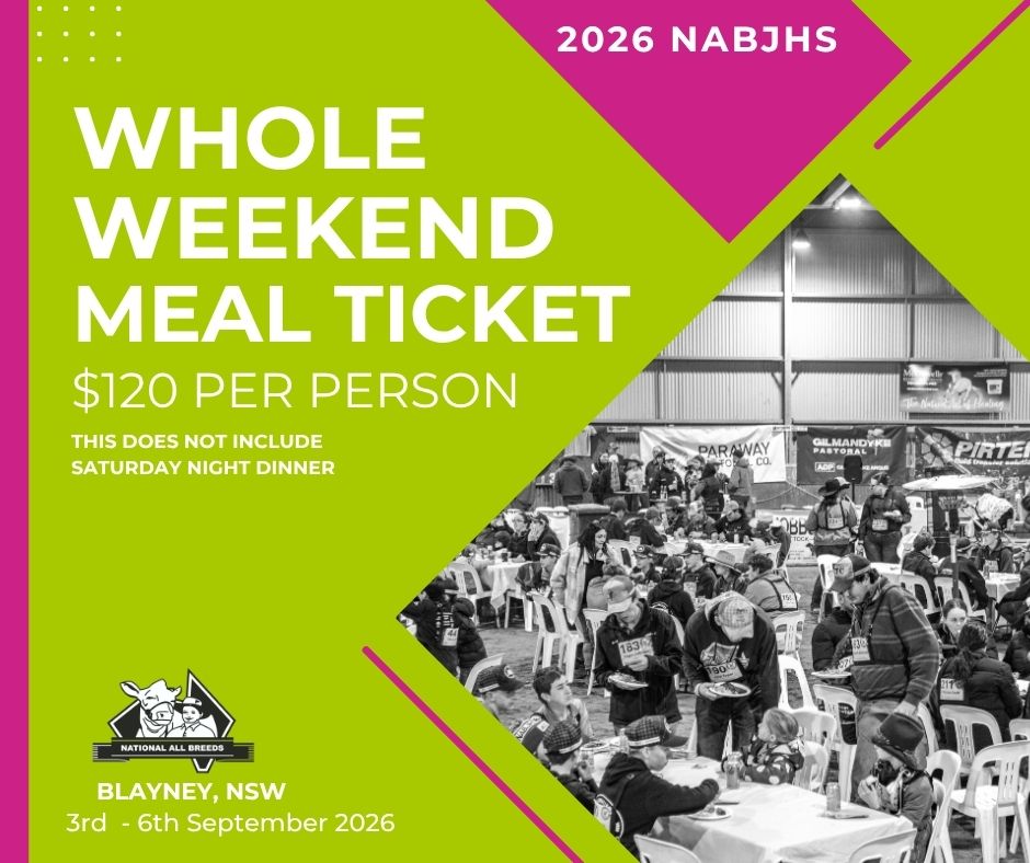 Whole Weekend Meal Ticket