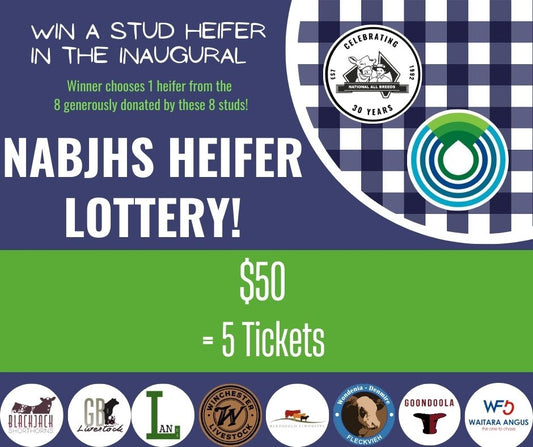 5 Heifer Lottery Tickets