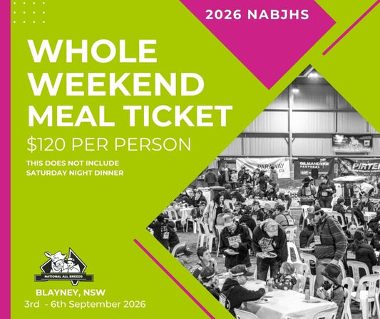 Whole Weekend Meal Ticket